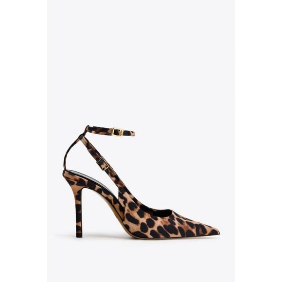 Zara Shoes - ZARA ANIMAL PRINT SLINGBACK HIGH HEELS
